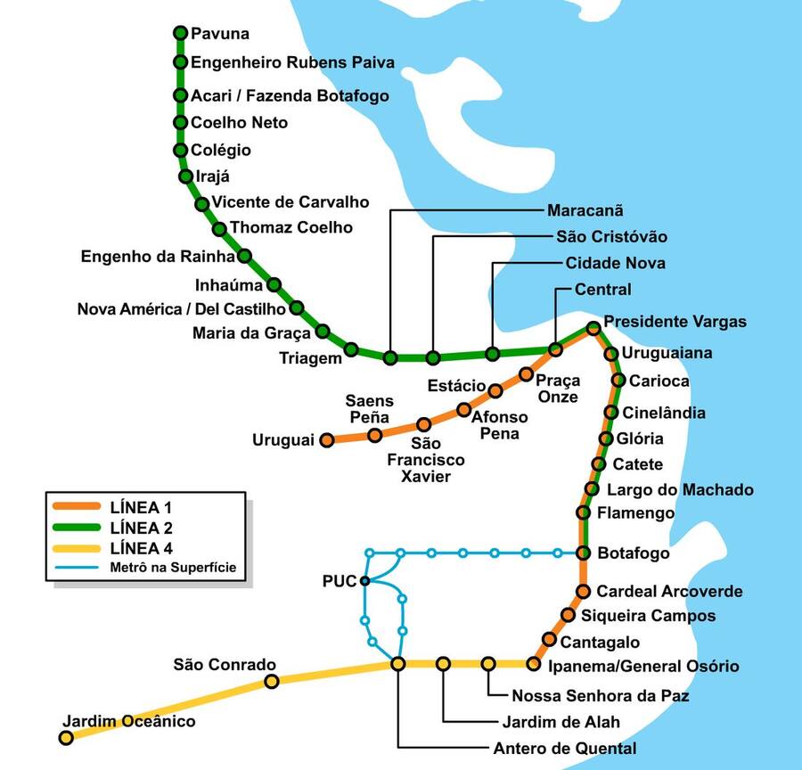 Mapa del metro