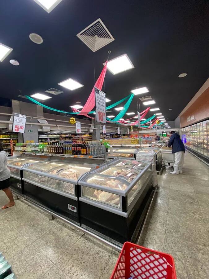 Supermarket interior
